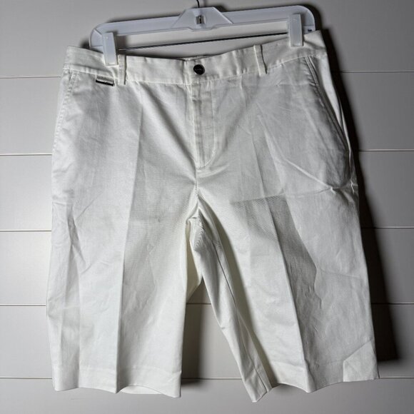 L-RL Ralph Lauren NWT White Golf Active Shorts Size 10 - Picture 1 of 7